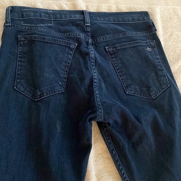 Rag & Bone fit 1 extra slim dark blue fabulous extra slim jeans from Saks - Picture 7 of 16
